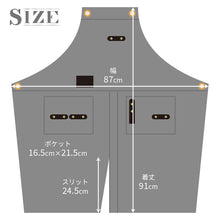 画像をギャラリービューアに読み込む, デニムエプロン