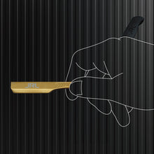 画像をギャラリービューアに読み込む, JRL マグネティックストレートエッジレザー ブラック/ゴールド
